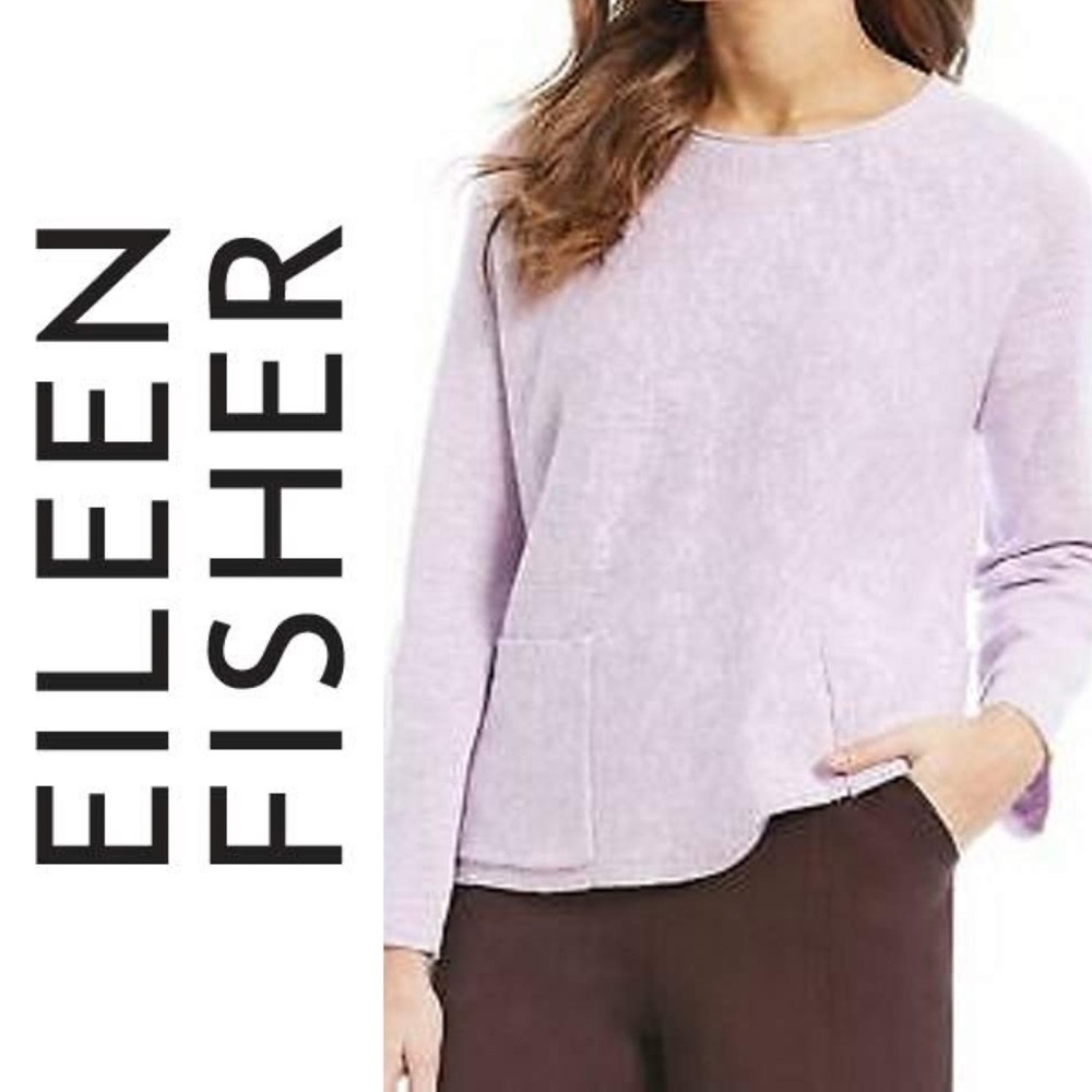 Eileen Fischer Mallow Organic Linen/Cotton Sweater